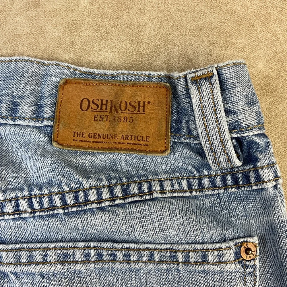 Vintage OshKosh jeans Men Sz 36x30 Blue Denim Workwear 90s B' Gosh Retro